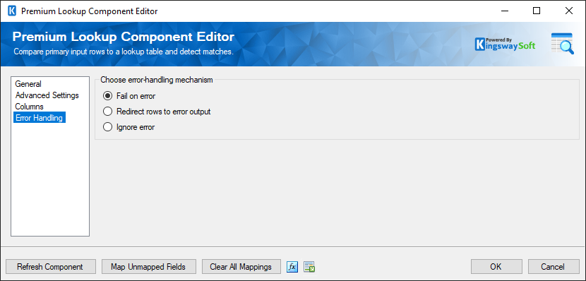 Premium SSIS Lookup - Error Handling